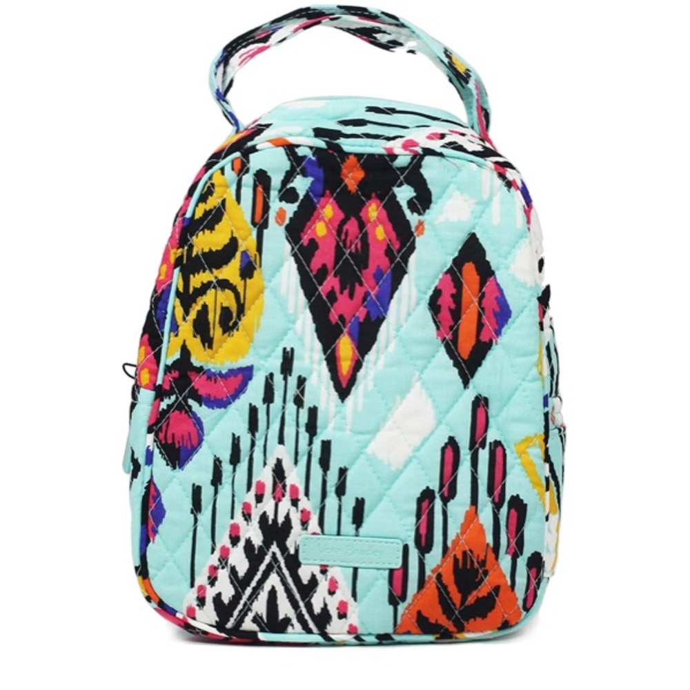 Vera Bradley Insulated Lunch Bunch Bag Teal Pueblo